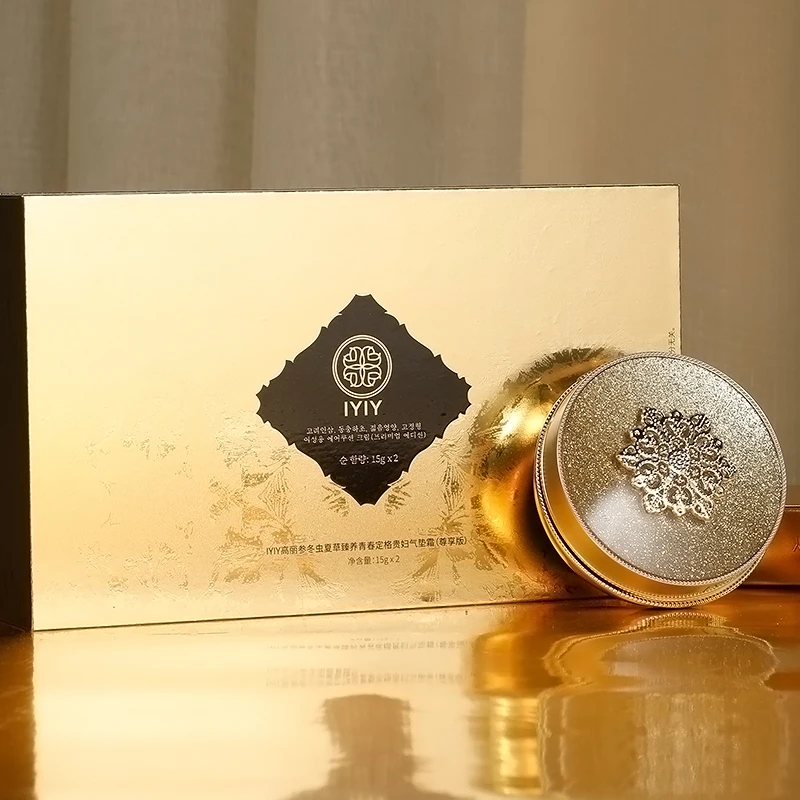 IYIY高丽参冬虫夏草臻养青春定格贵妇气垫霜（尊享版）遮瑕版