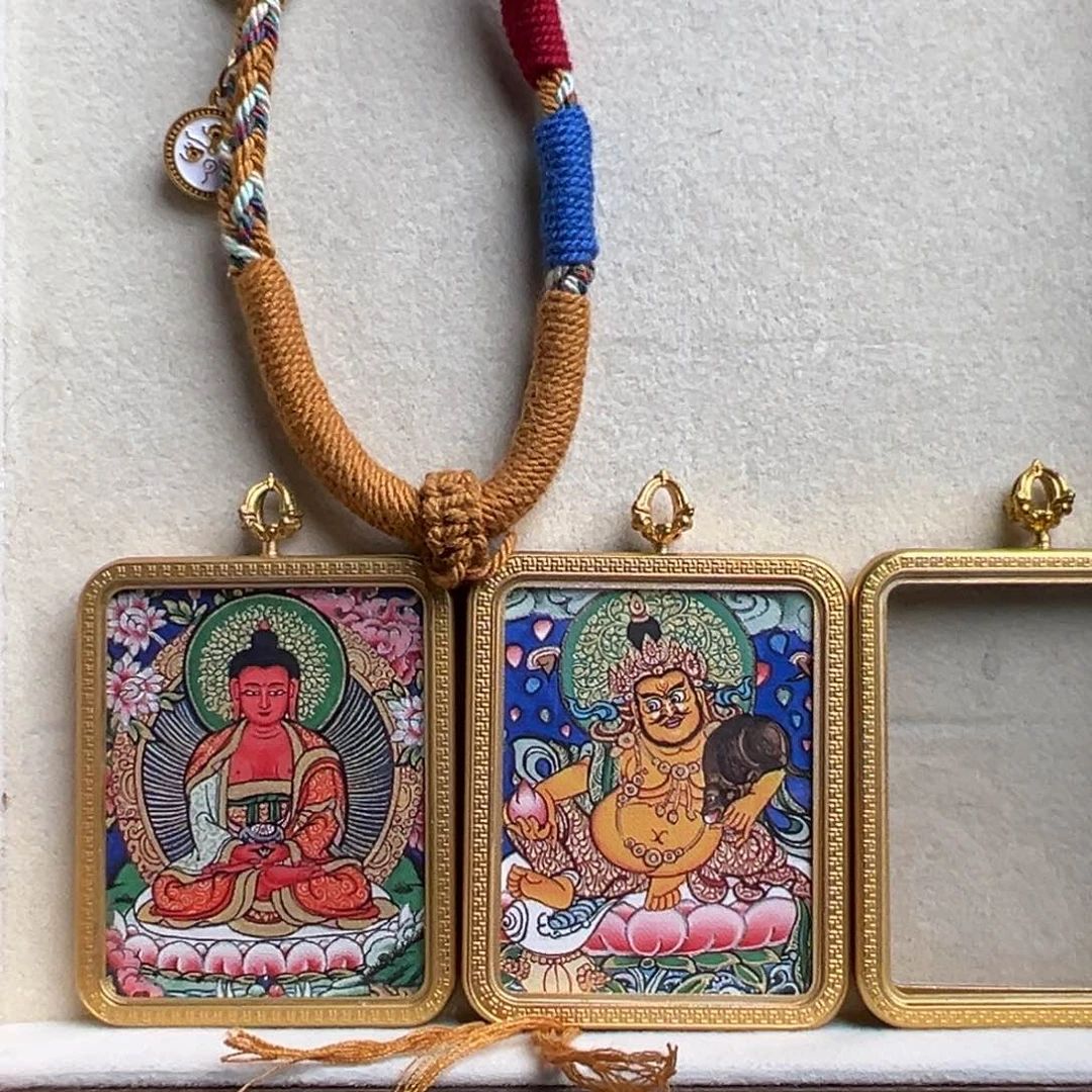 @***我吊坠双面定制 黄老爷 阿弥