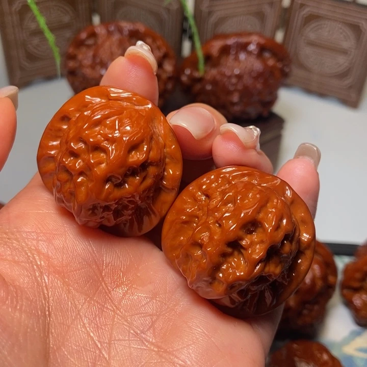 文玩核桃吊坠瓷娃娃34尺