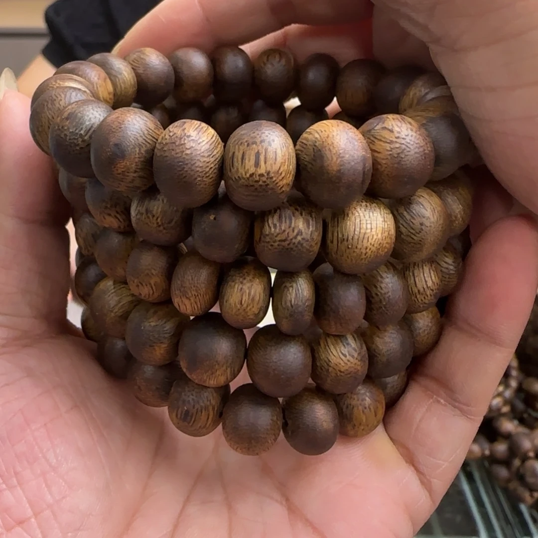 沉香手串多样性发1条乌身虫漏高货10克