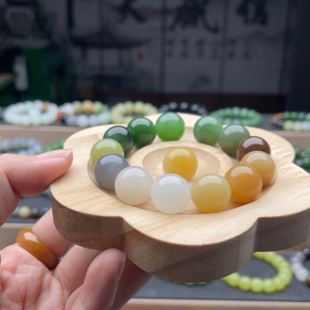 手链未镶嵌和田玉（糖玉）悠*