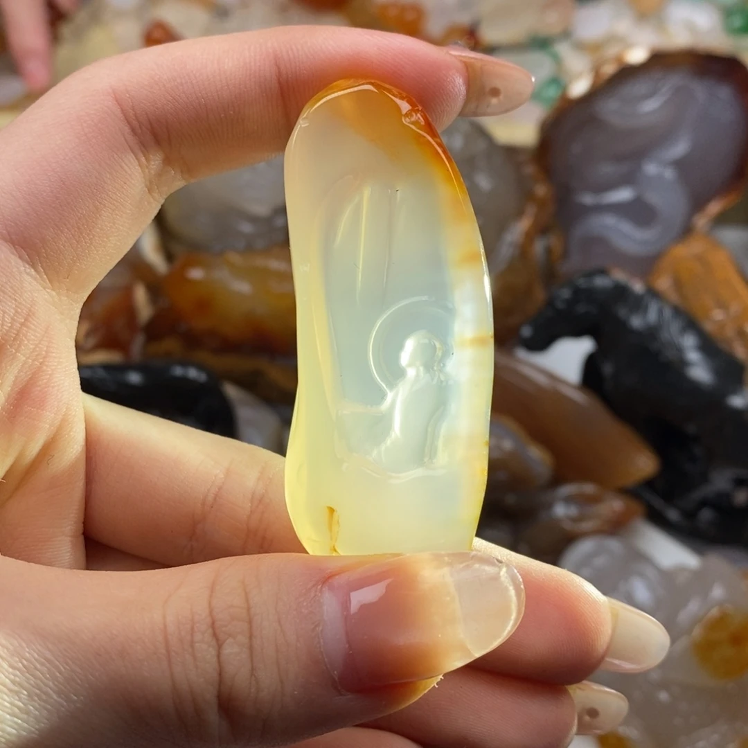 玛瑙/玉髓未镶嵌颈饰