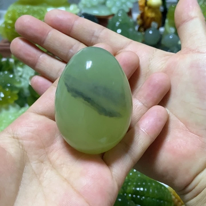 【闪购商品】未镶嵌蛇纹石玉把件