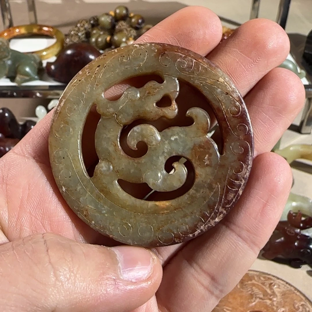 和田玉吊坠(不含链)未镶嵌