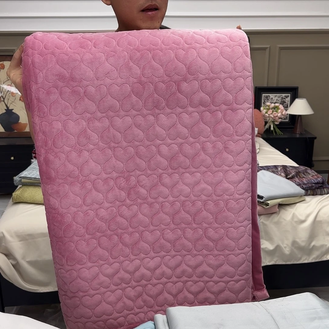 ****琪棉棉床盖牛奶绒……