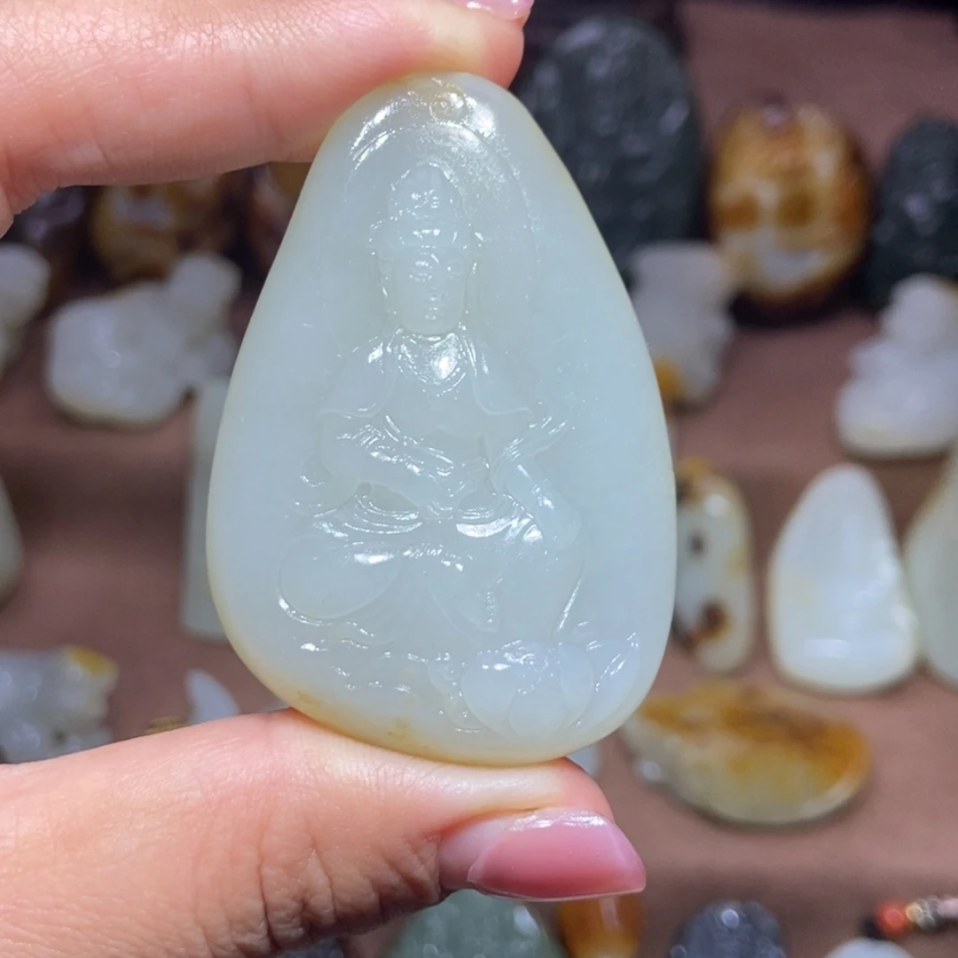 和田玉（子料）未镶嵌挂件