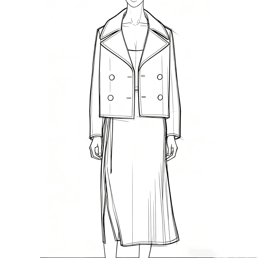 【Montendre】秋冬新款 V 翻领百搭气质羊毛混纺保暖毛呢外套大衣女