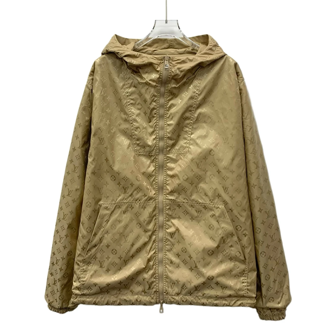 99新 LouisVuitton/路易威登 EM0066 23款 棕色logo外套 56 XXL码