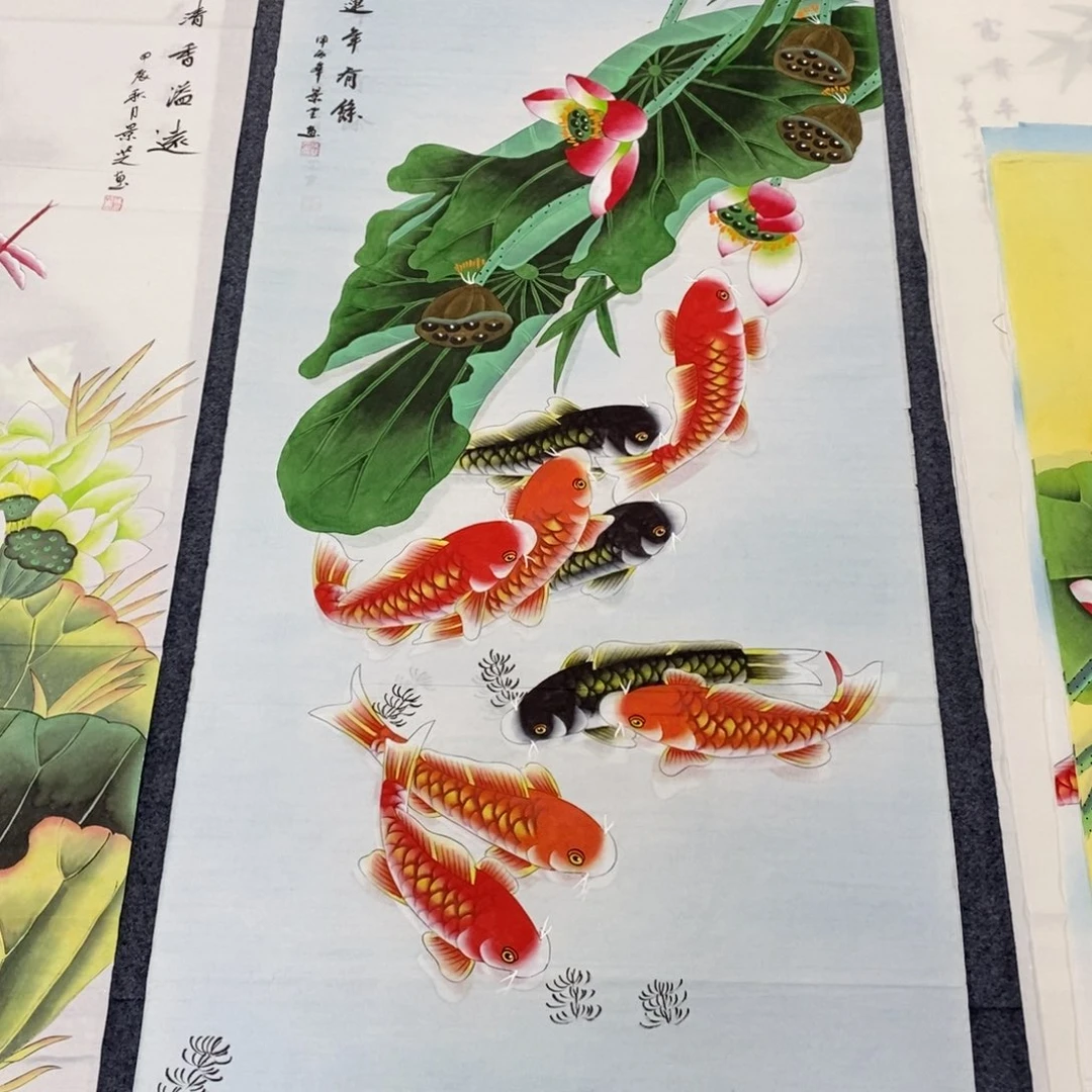 国画140✖️70手绘画画画画画画
