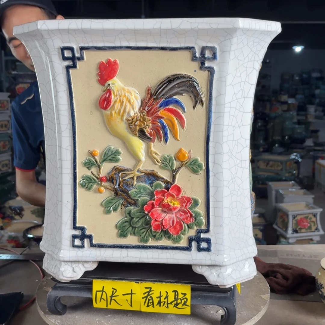 一风堂石湾花盆 内35*35