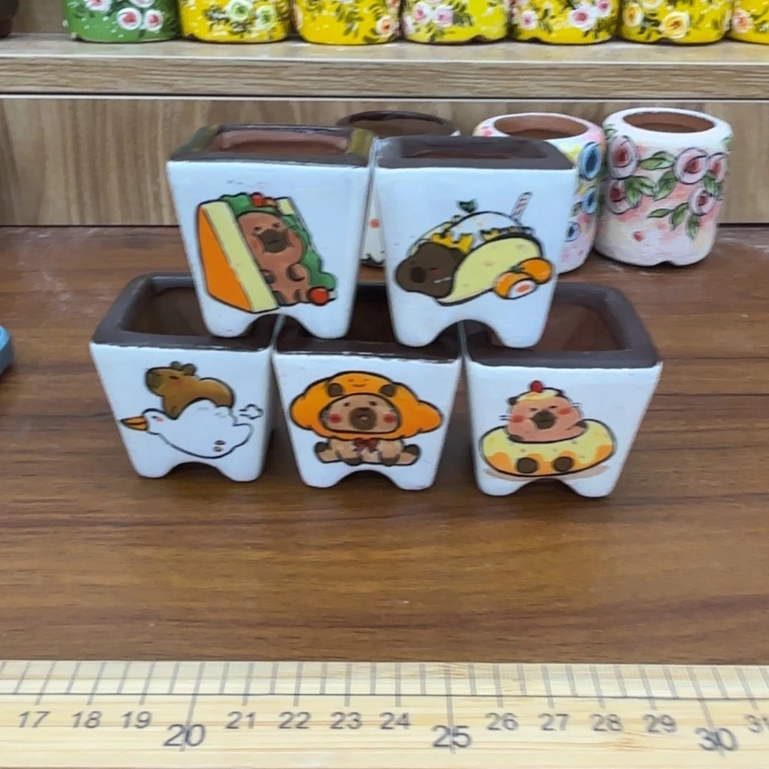 刘***a234567899手绘花盆