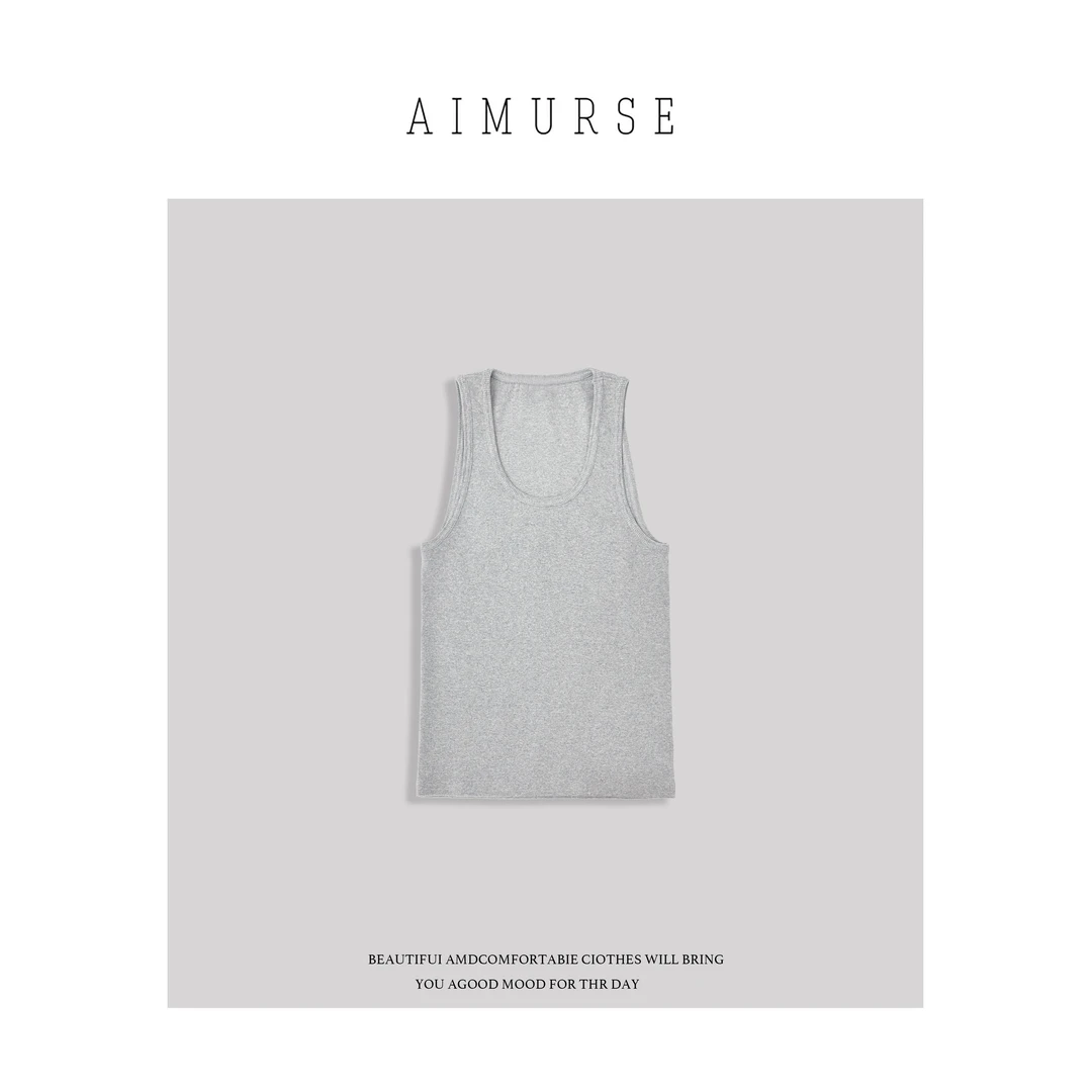 JinJin 【立领U领】小众设计师 简约百搭纯色背心吊带女 AM779