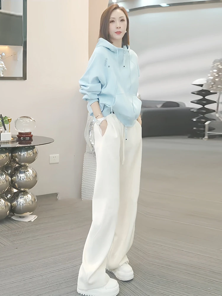 2025秋季新款巨好看的穿搭减龄时尚休闲运动卫衣一整套装裤子女