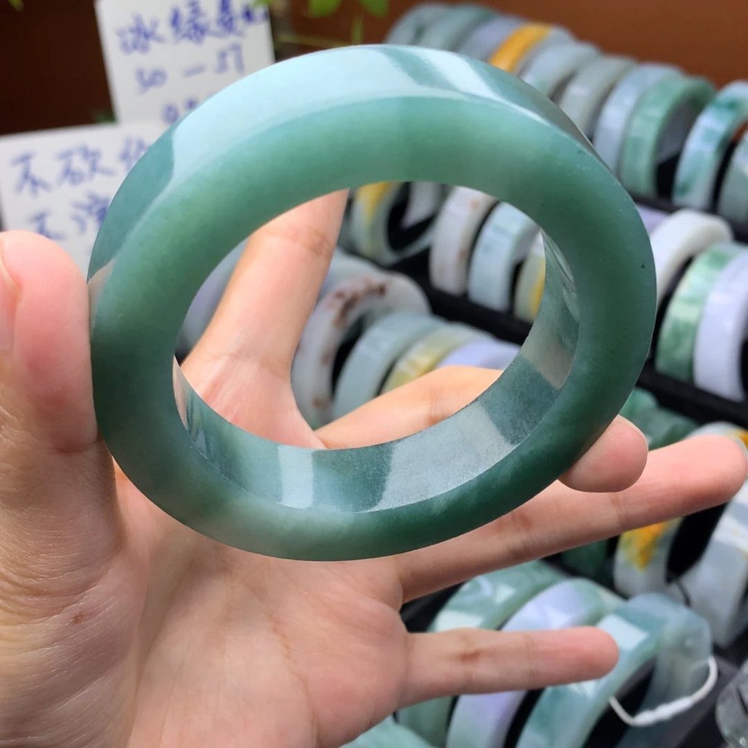 定制翡翠定制手镯未镶嵌定制56-62