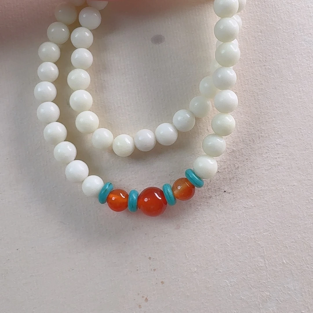 手链未镶嵌蓝田玉（蛇纹石化大理石玉）没****