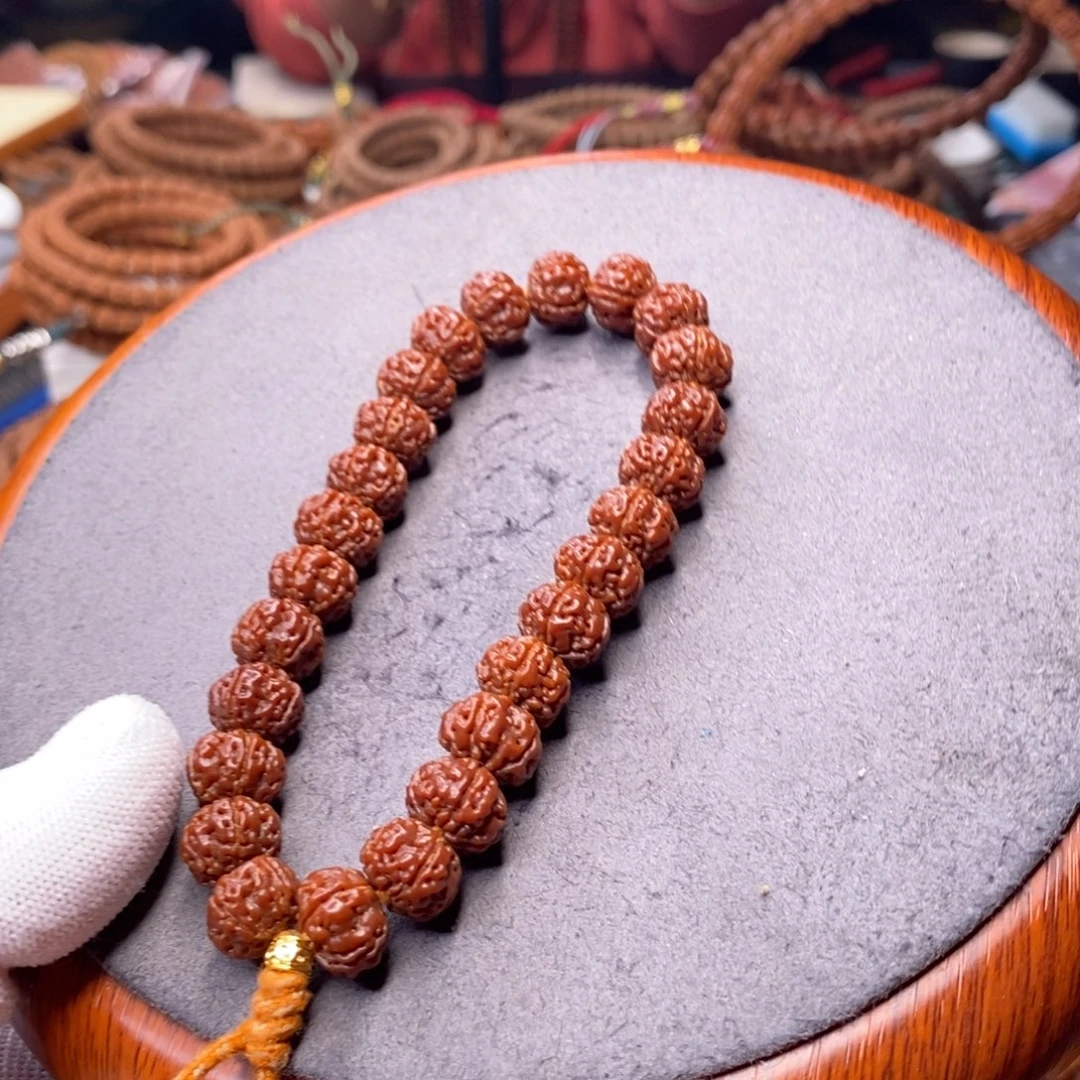 手串金刚菩提五瓣矮桩老树王，尺寸12