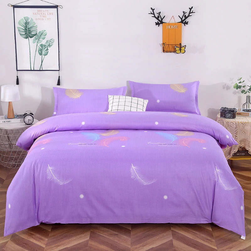 新款亲肤单人被罩双人被罩亲肤柔软舒适