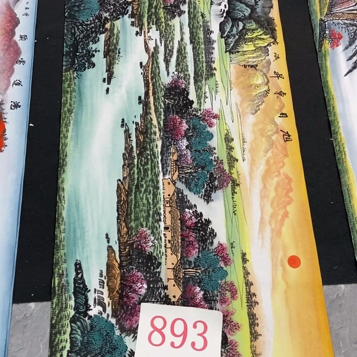 枕书斋画廊的直播间