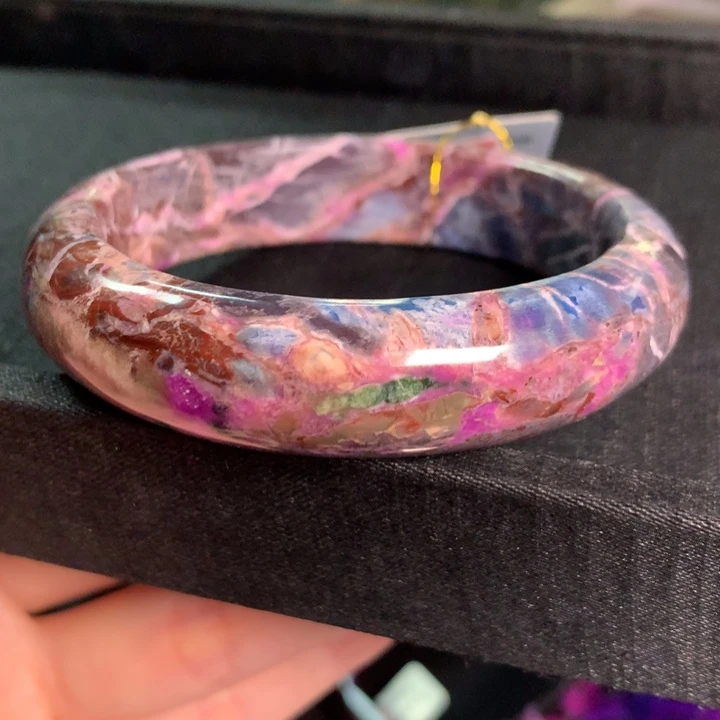 苏纪石（舒俱来）手镯未镶嵌宫廷樱花