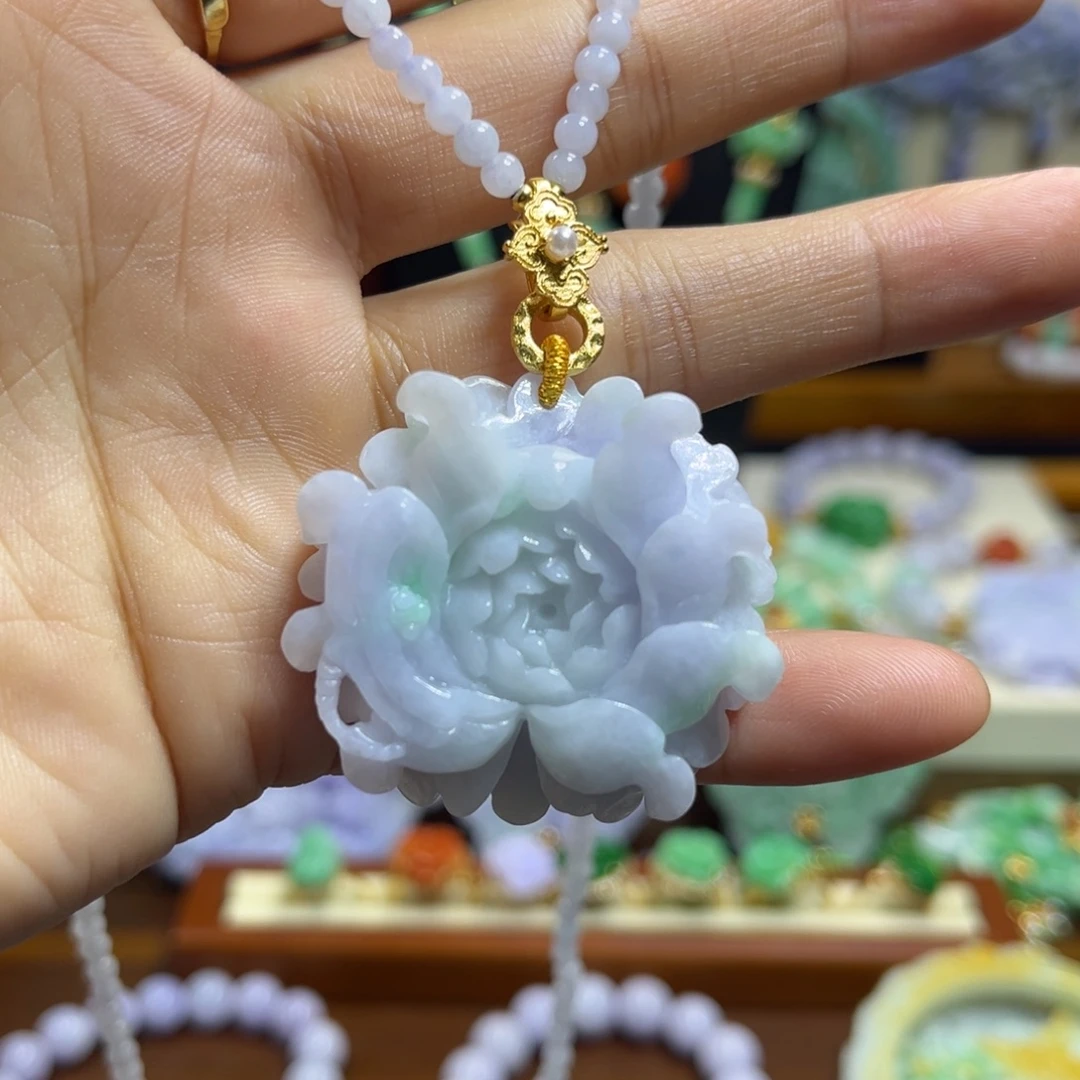 翡翠未镶嵌颈饰天然翡翠