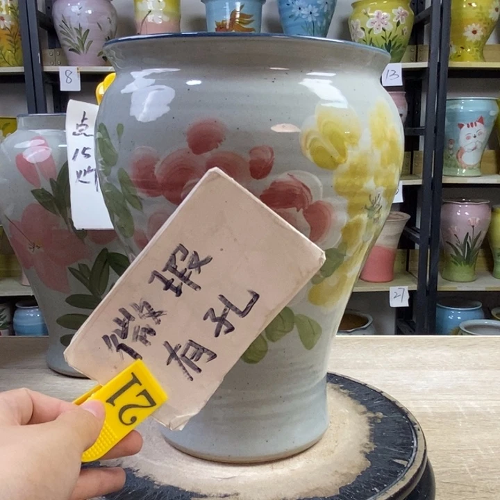 景德镇高温陶瓷花盆