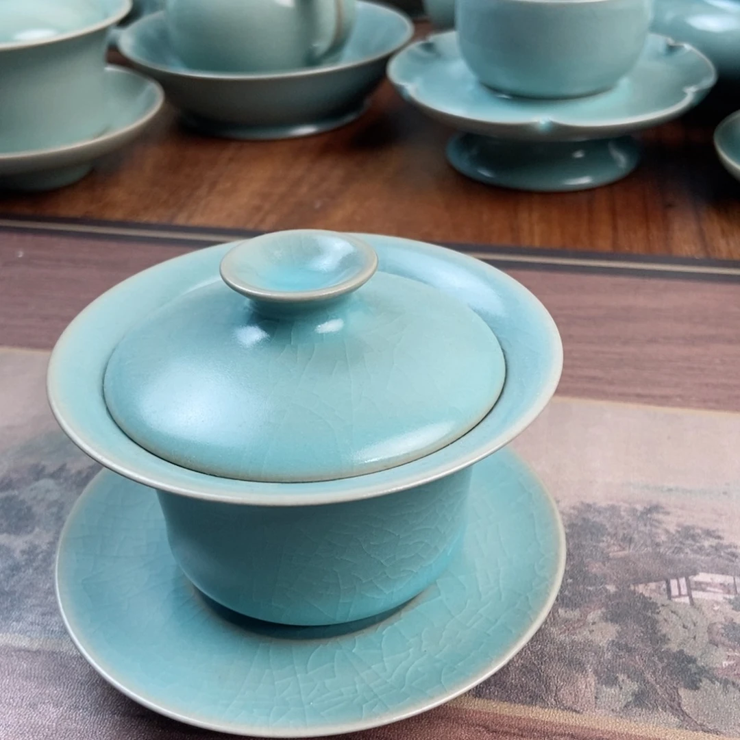 摆件原产地原矿汝瓷～茶器