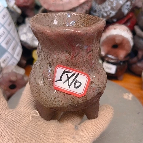 粗陶花盆手工花盆