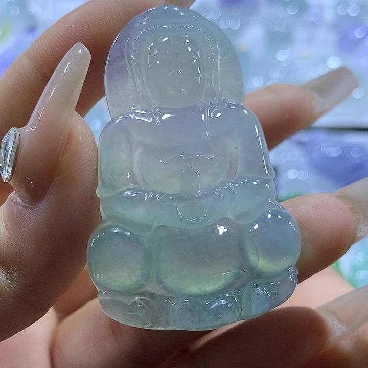 翡翠未镶嵌颈饰天然翡翠A货吊坠