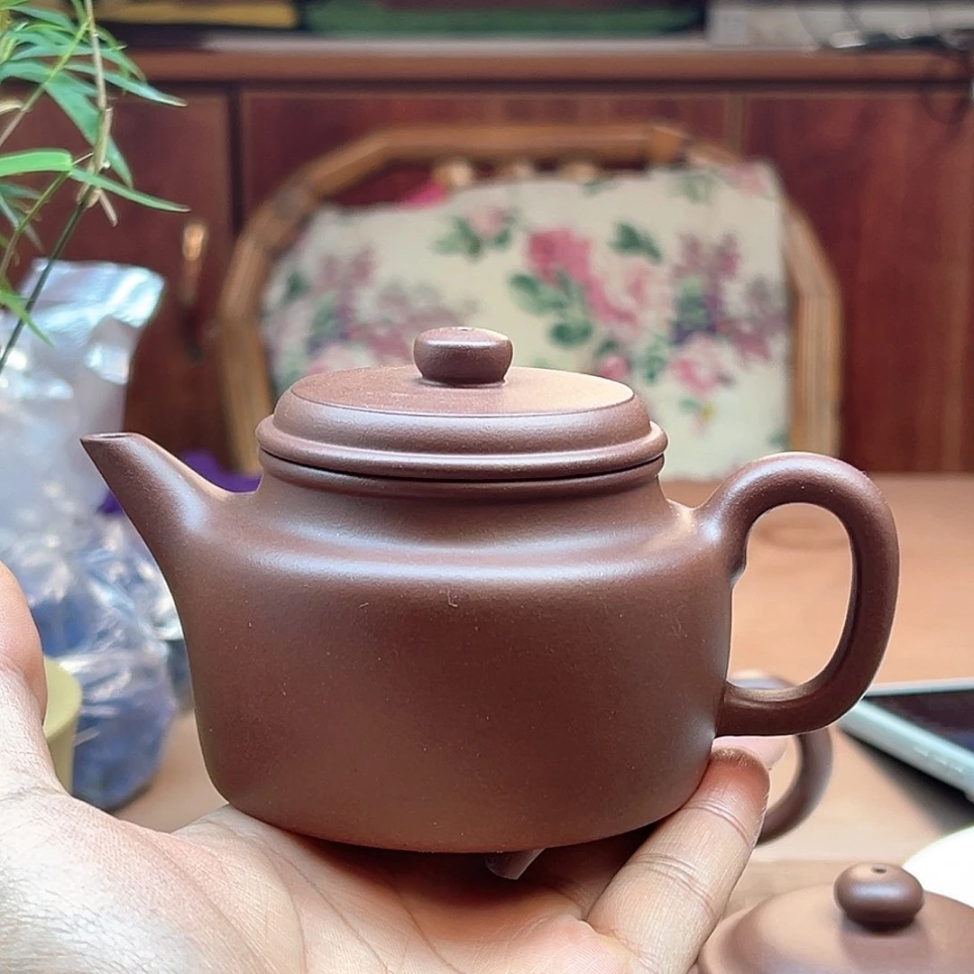 紫砂茶壶全手工紫泥德钟