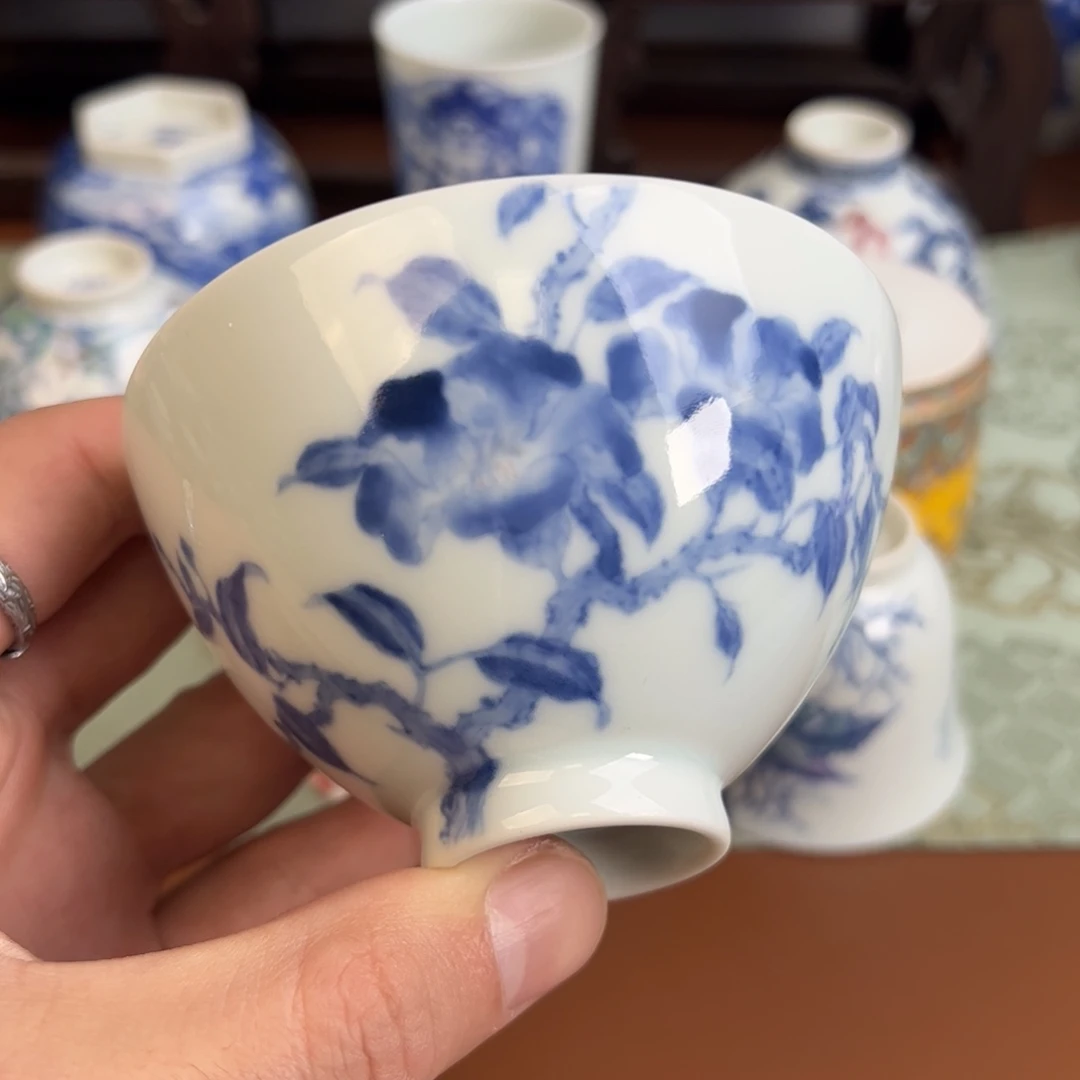 瓷片景德镇瓷器手工手绘