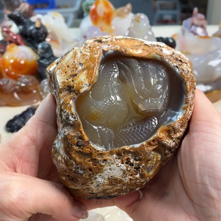 玛瑙/玉髓吊坠(不含链)未镶嵌