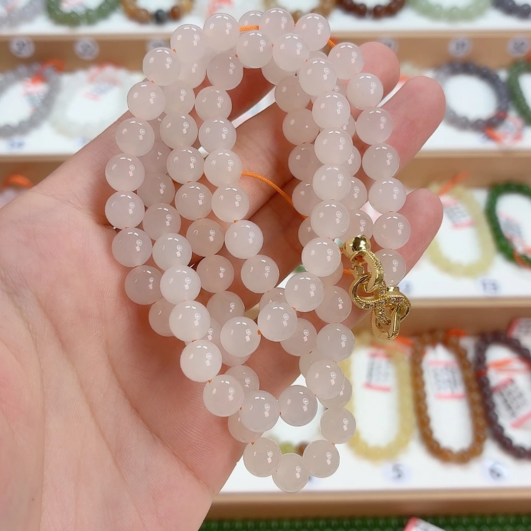 田***甜和田玉未镶嵌手链