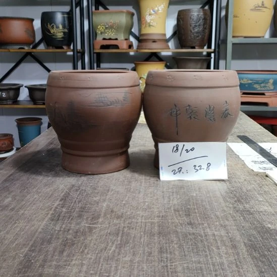紫砂花盆花盆清仓大处理