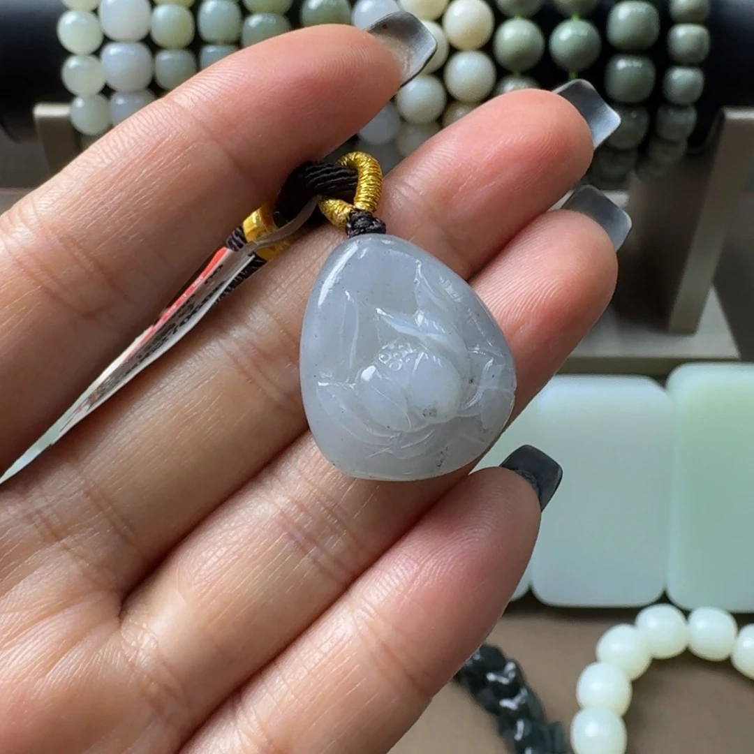 和田玉未镶嵌吊坠(不含链)