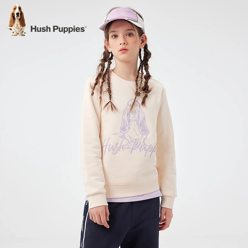 暇步士童装秋冬新款儿童卫衣休闲长袖运动