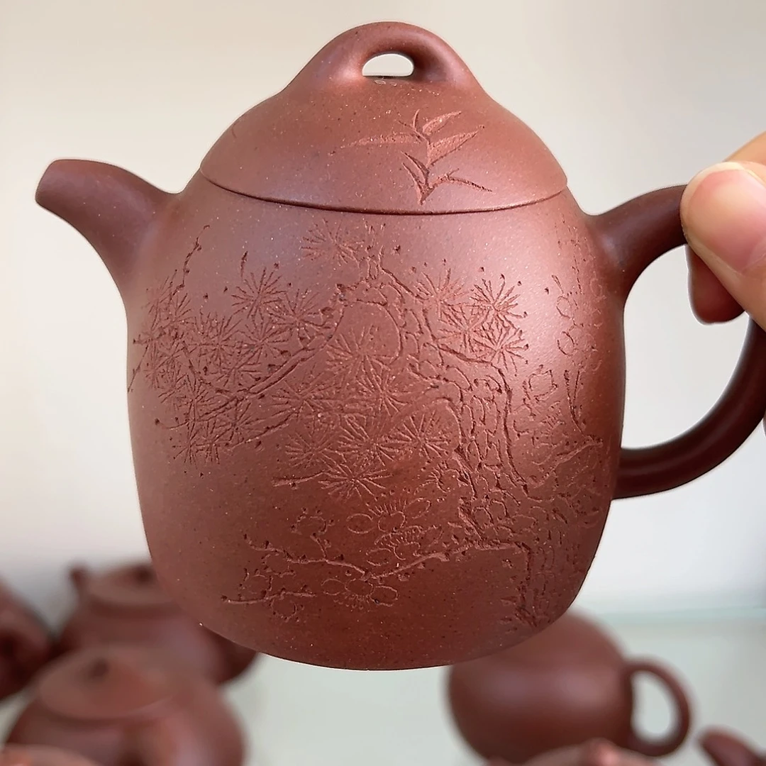 紫砂茶壶黄龙山原矿底槽青270