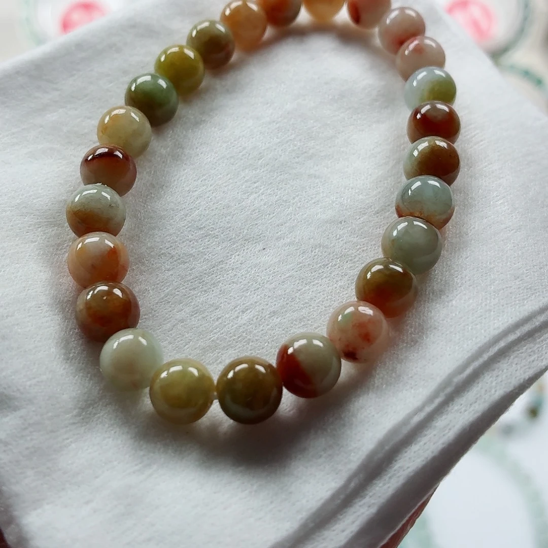 翡翠未镶嵌手链卡7.6（货中）