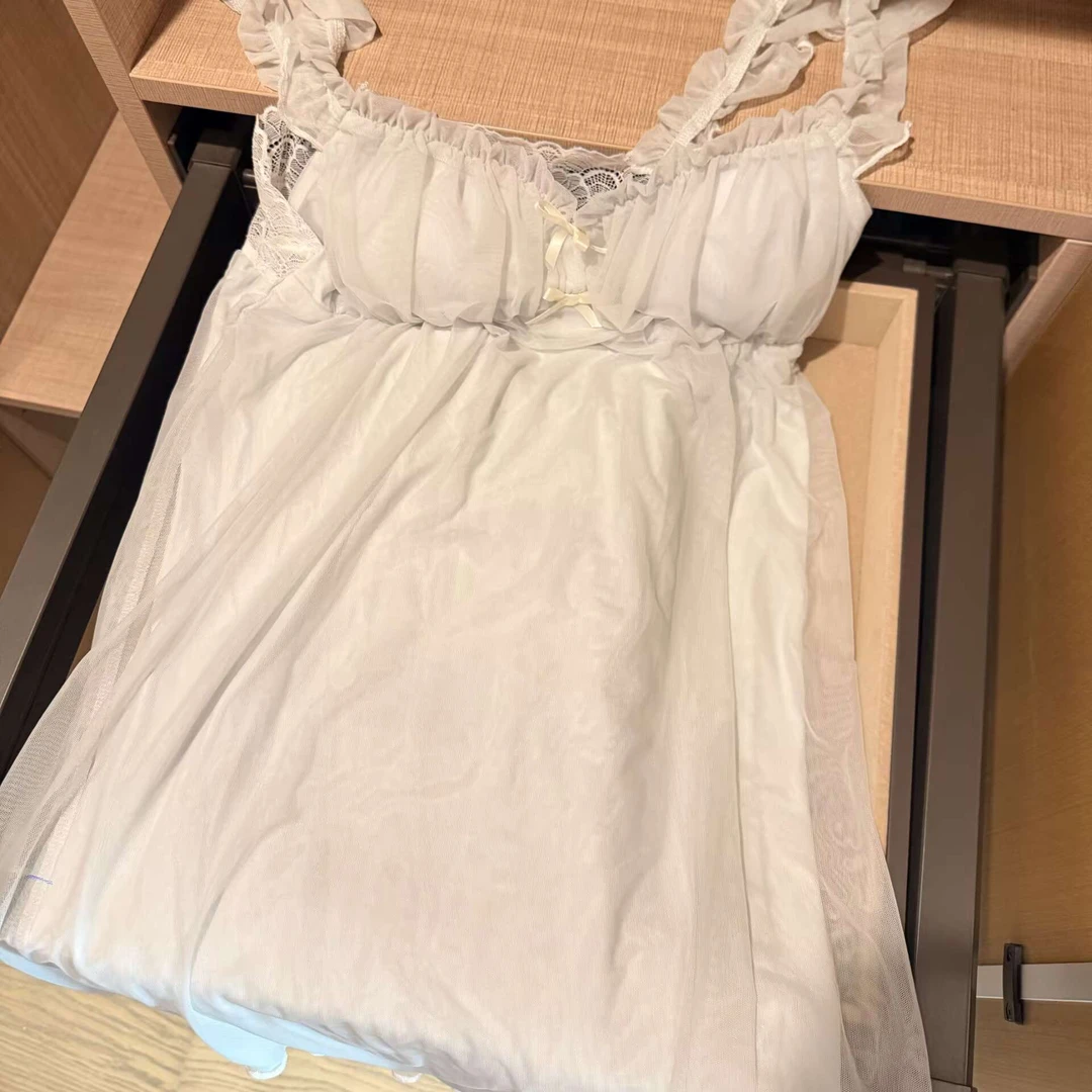 懒驴苦茶酱· 古董baby蓝睡裙