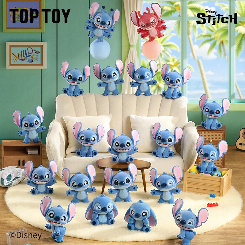 TOP TOY迪士尼史迪奇MINI绒绒系列盲袋儿童玩具生日礼物