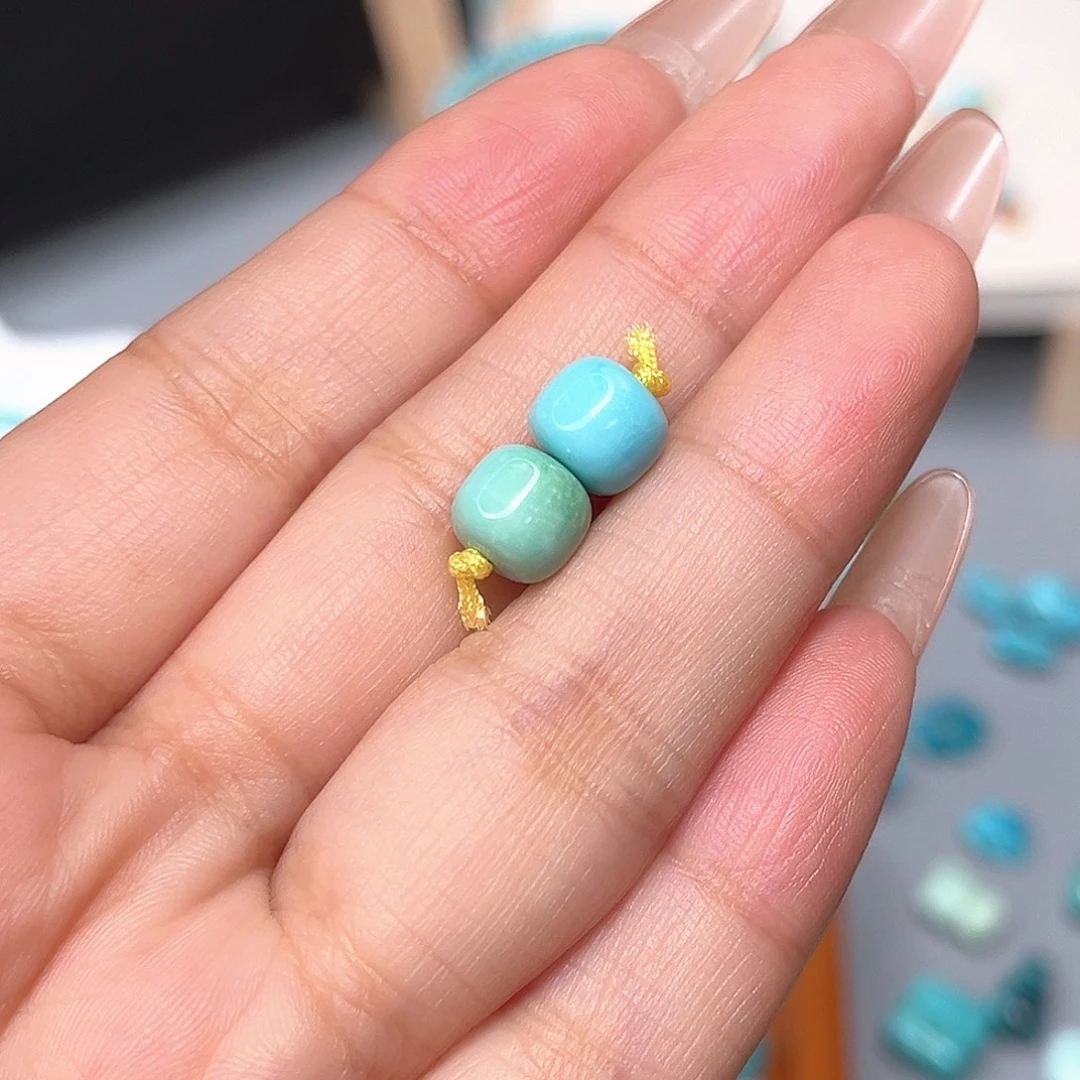 未镶嵌绿松石珠宝半成品