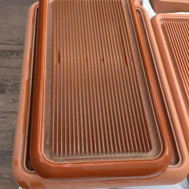 6030 5厚橙金料龙纹特价款电木茶盘