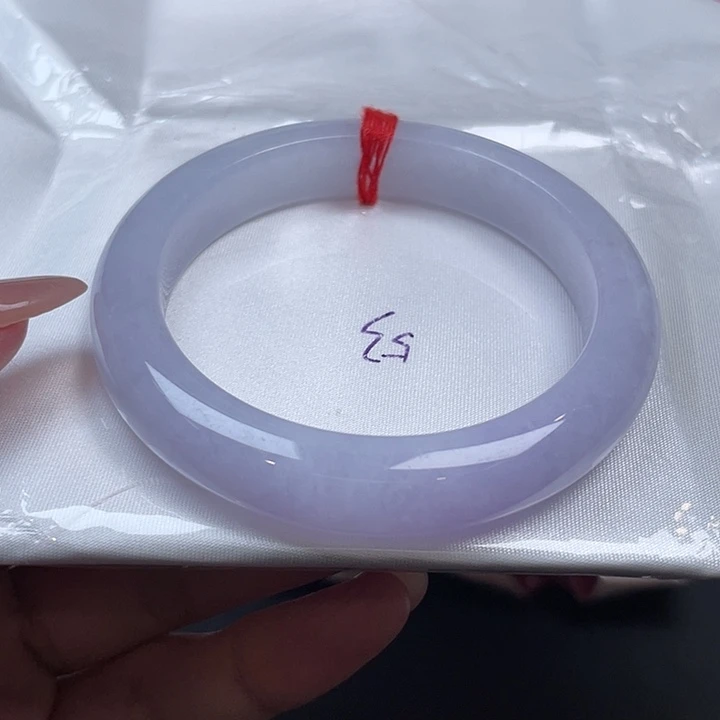 翡翠未镶嵌手镯53圈正圈