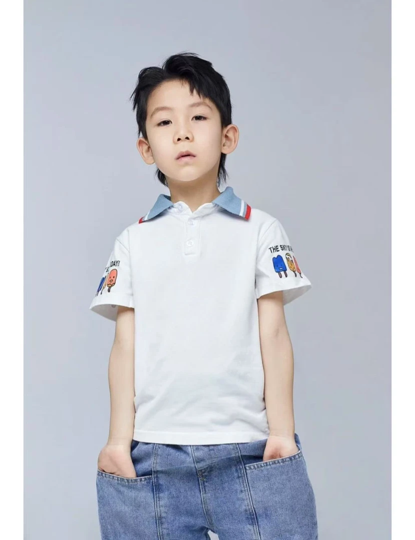 T023韩版儿童POLO衫半袖