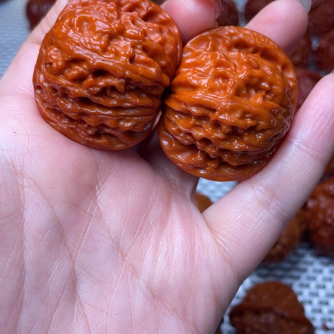 桃核吊坠文玩核桃 手把件 磨盘 40