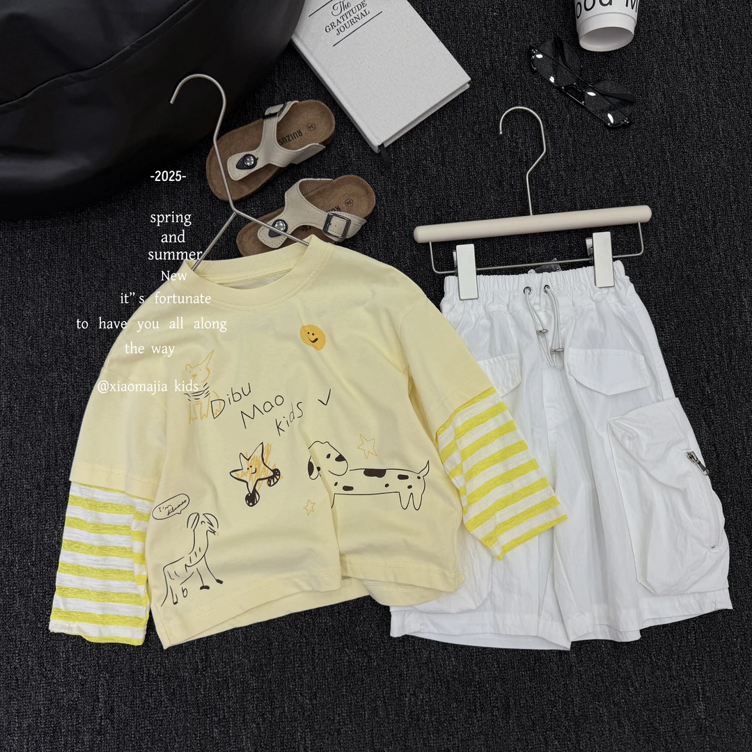 现货-儿童夏季轻薄防晒新款时尚上衣D-5659欧若风穿搭休闲男女童