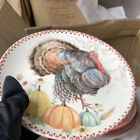 盘陶瓷制品满25拼单发货默认微瑕