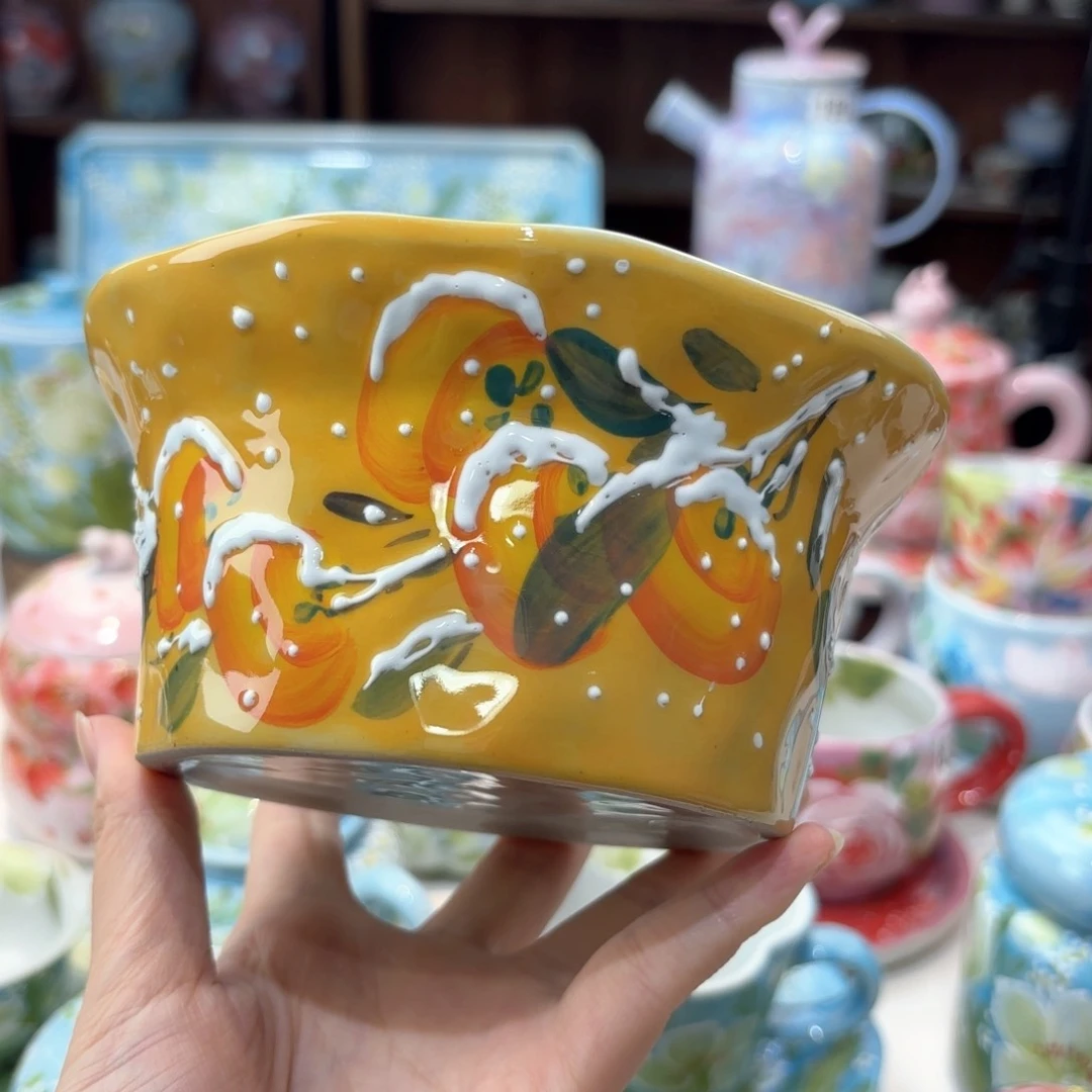景德镇手绘高温釉下彩陶瓷茶具