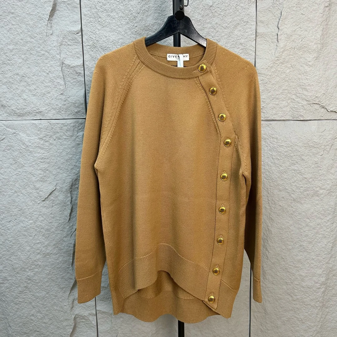 99新 Givenchy/纪梵希 美拉德色系羊毛针织衫 S码 ys001323