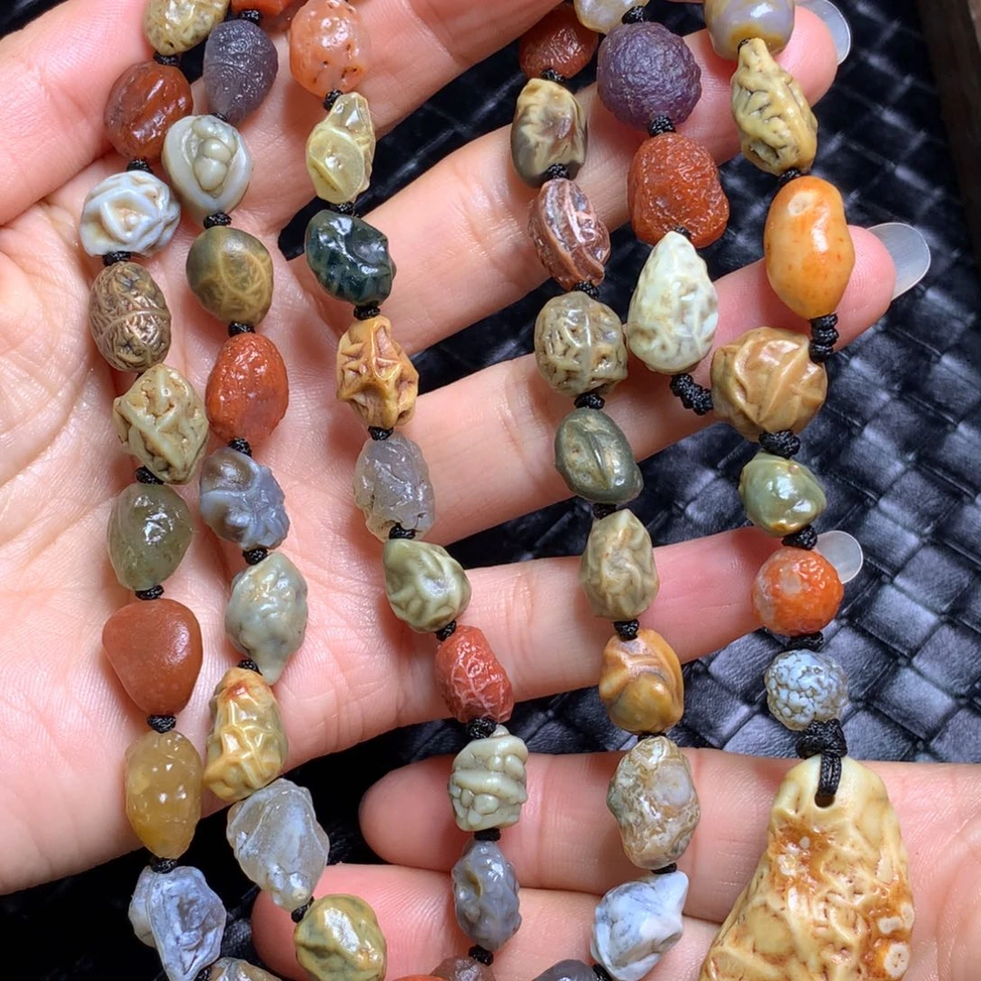 未镶嵌玛瑙/玉髓珠宝半成品