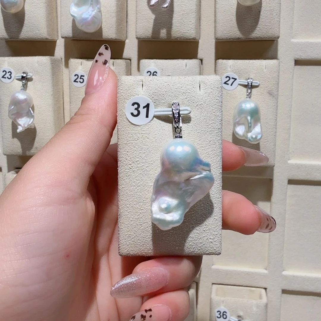 颈饰合金淡水珍珠